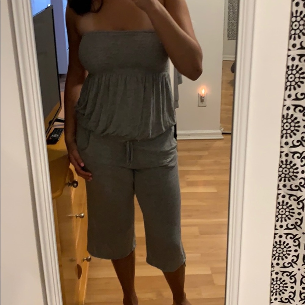 Grey jumpsuit